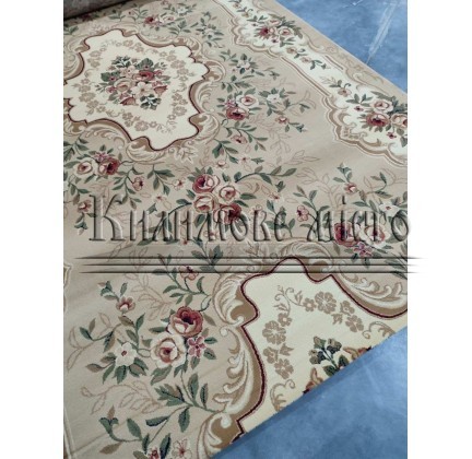Synthetic runner carpet Selena / Lotos 570-100 beige - высокое качество по лучшей цене в Украине.