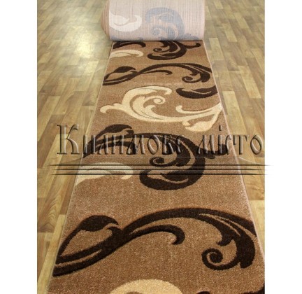 Synthetic runner carpet Melisa 313 beige - высокое качество по лучшей цене в Украине.