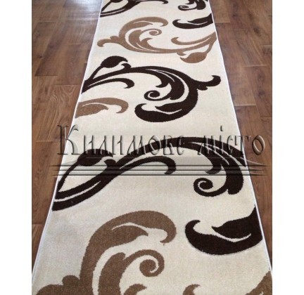 Synthetic runner carpet Melisa 313 cream - высокое качество по лучшей цене в Украине.