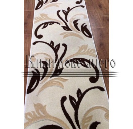 Synthetic runner carpet Melisa 371 cream - высокое качество по лучшей цене в Украине.