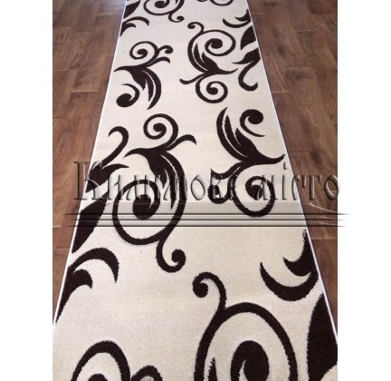 Synthetic runner carpet Melisa 391 cream - высокое качество по лучшей цене в Украине.
