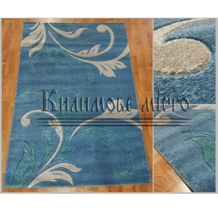Synthetic carpet Melisa 371 blue - высокое качество по лучшей цене в Украине.