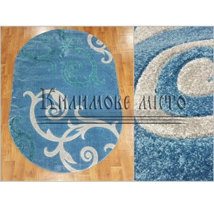 Synthetic carpet Melisa 395 blue - высокое качество по лучшей цене в Украине.
