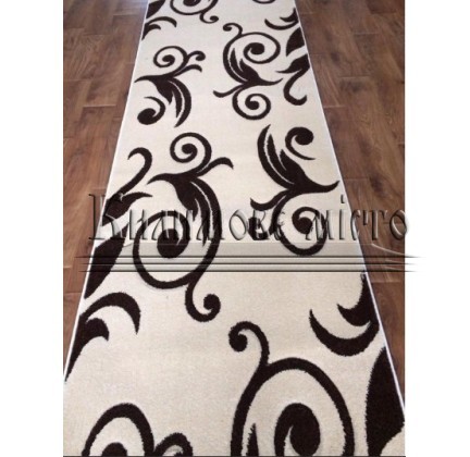 Synthetic runner carpet Melisa 391 cream - высокое качество по лучшей цене в Украине.