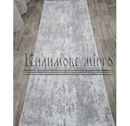 Синтетическая ковровая дорожка MONOX F032A L.BEIGE / L.GREY - высокое качество по лучшей цене в Украине.