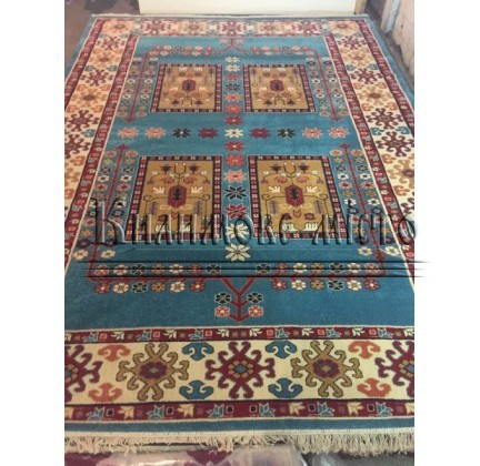 Іранський килим Pazirik Qashqai Blue - высокое качество по лучшей цене в Украине.