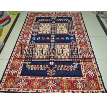 Iranian  carpet Pazirik Qashqai D.Blue - высокое качество по лучшей цене в Украине.