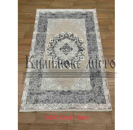 Synthetic carpet Portfolio 05390 cream-grey - высокое качество по лучшей цене в Украине.