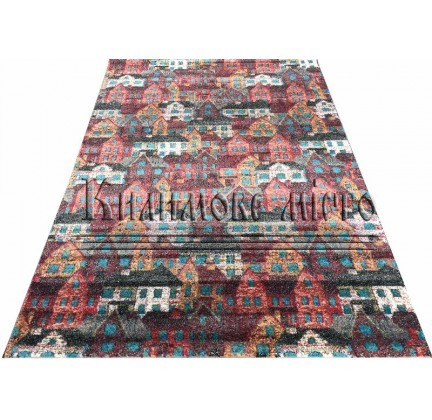Synthetic carpet Rainbow 14 Colors 4115a Black - высокое качество по лучшей цене в Украине.