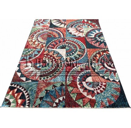Synthetic carpet Rainbow 14 Colors 4117a Black - высокое качество по лучшей цене в Украине.
