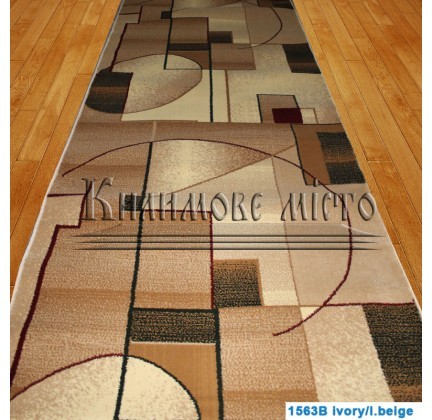 Synthetic carpet Super Elmas 1563B ivory-l.beige - высокое качество по лучшей цене в Украине.