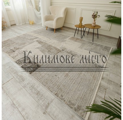 Синтетичний килим VERMONT JE60A L.GREY - BEIGE - высокое качество по лучшей цене в Украине.
