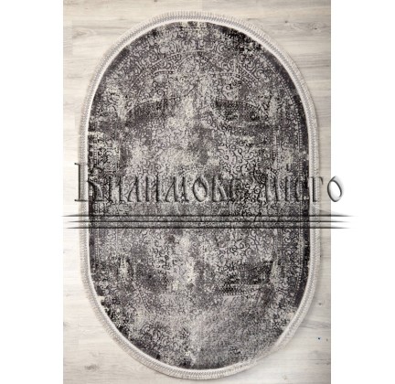 Synthetic carpet LIZA VIP 3713 L Grey - высокое качество по лучшей цене в Украине.