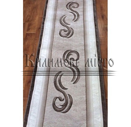 Synthetic runner carpet Virizka 135 grey - высокое качество по лучшей цене в Украине.