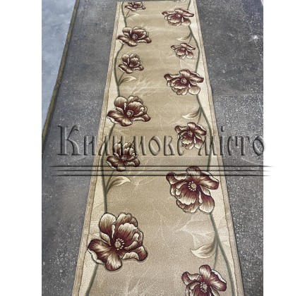 Synthetic runner carpet Virizka 8880 BEIGE - высокое качество по лучшей цене в Украине.