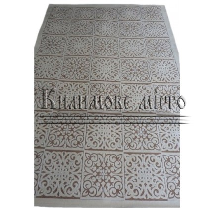 Viscose carpet Sanat Acoustic 4215A ivory - высокое качество по лучшей цене в Украине.