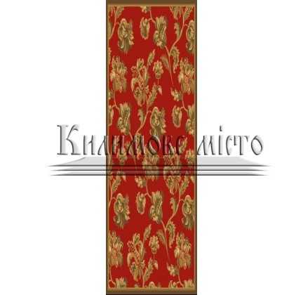 Viscose carpet Schenille 7403B red - высокое качество по лучшей цене в Украине.