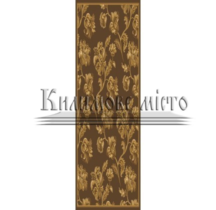 Viscose carpet Schenille 7403A brown - высокое качество по лучшей цене в Украине.