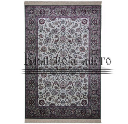 Viscose carpet Versailles 77982-52 Ivory/Green - высокое качество по лучшей цене в Украине.