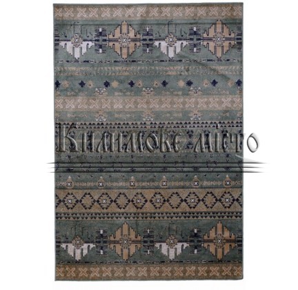 Viscose carpet Versailles 84081-44 Green - высокое качество по лучшей цене в Украине.