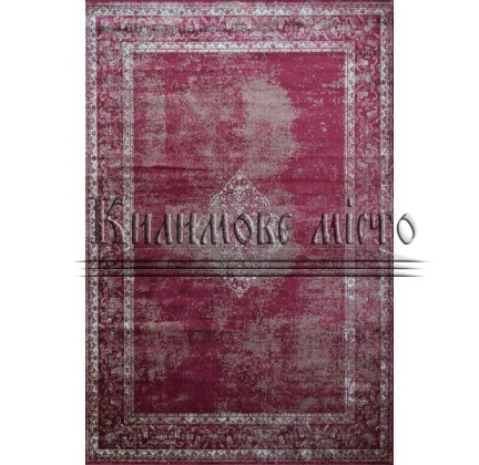 Viscose carpet Versailles 84139-43 Red - высокое качество по лучшей цене в Украине.