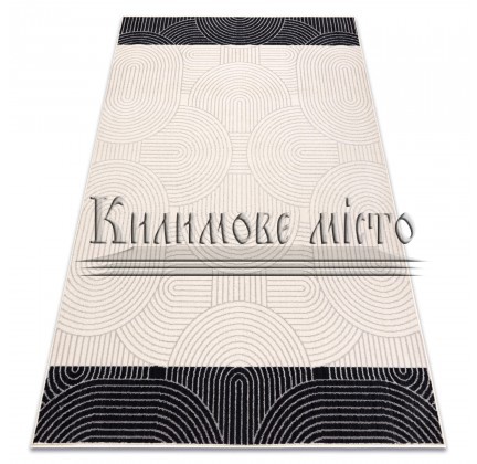 Вовняний килим ANGEL 7901 / 52044 Geometric beige / black - высокое качество по лучшей цене в Украине.