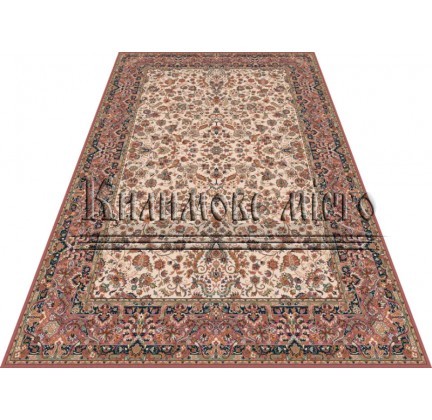 Wool carpet Farsistan 5602-675 beige-rose - высокое качество по лучшей цене в Украине.