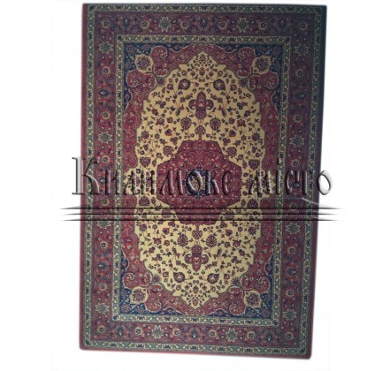 Wool carpet Kirman 0022 camel red - высокое качество по лучшей цене в Украине.