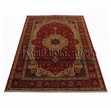 Wool carpet Kirman 0022 brick red - высокое качество по лучшей цене в Украине.