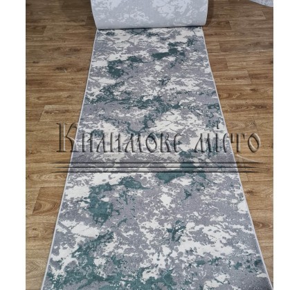 Synthetic runner carpet LUXURY 06047B BEIGE / L.TURQUOISE - высокое качество по лучшей цене в Украине.