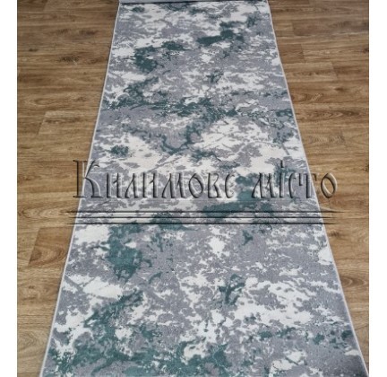 Ковровая дорожка LUXURY 05917A TURQUOISE / D.GREY HB - высокое качество по лучшей цене в Украине.