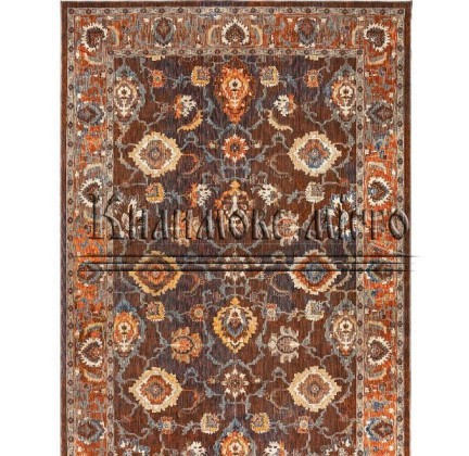 Шерстяний килим NATURAL Passion 3853A Brown-Dark Yellow - высокое качество по лучшей цене в Украине.
