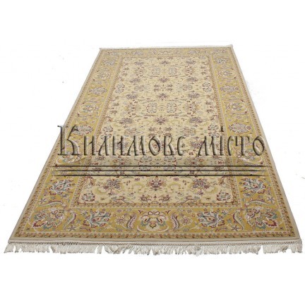 Wool carpet Tebriz 2551A ivory-ivory - высокое качество по лучшей цене в Украине.