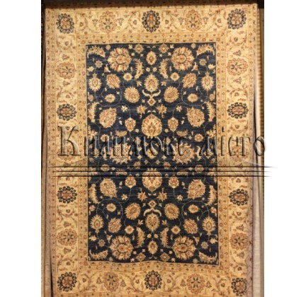 Wool carpet Zigler 1 dark-blue - высокое качество по лучшей цене в Украине.
