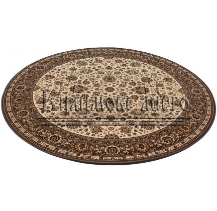 Wool carpet Royal 1570-504 beige-brown - высокое качество по лучшей цене в Украине.