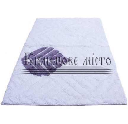 Carpet for bathroom Banio 5734 white-grey - высокое качество по лучшей цене в Украине.