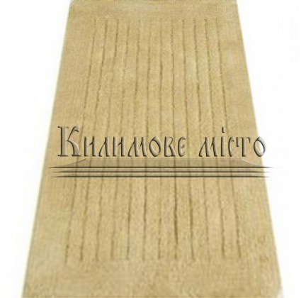 Carpet for bathroom Cotton Stripe Beige - высокое качество по лучшей цене в Украине.