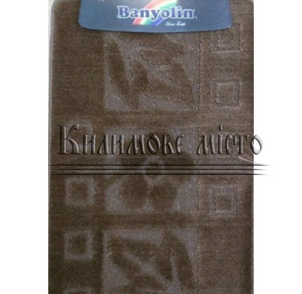 Carpet for bathroom Silver CLT 27 Dark brown - высокое качество по лучшей цене в Украине.