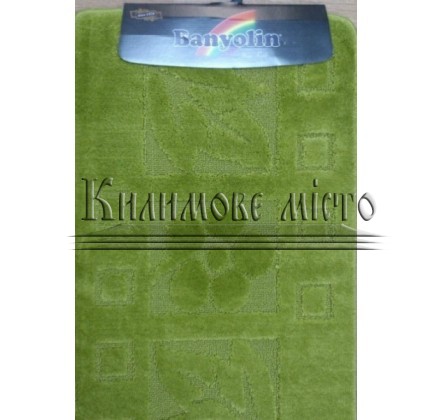 Carpet for bathroom Silver CLT 27 Green - высокое качество по лучшей цене в Украине.