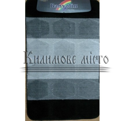 Carpet for bathroom Silver GLD 01 Black - высокое качество по лучшей цене в Украине.