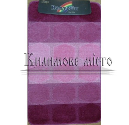 Carpet for bathroom Silver Relana 2 Pink - высокое качество по лучшей цене в Украине.