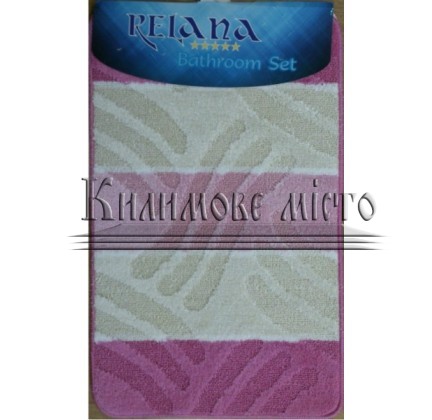 Carpet for bathroom Silver Relana 3 Pink - высокое качество по лучшей цене в Украине.