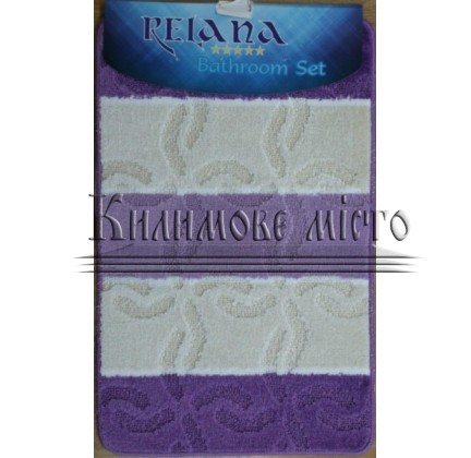 Carpet for bathroom Silver Relana 4 Lilac - высокое качество по лучшей цене в Украине.