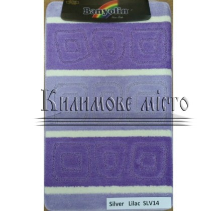 Carpet for bathroom Silver SLV 14 Lilac - высокое качество по лучшей цене в Украине.