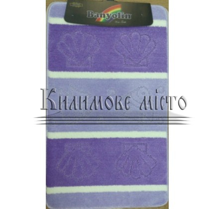Carpet for bathroom Silver SLV 15 Lilac - высокое качество по лучшей цене в Украине.