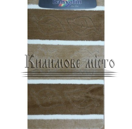 Carpet for bathroom Silver SLV 17 Beige - высокое качество по лучшей цене в Украине.