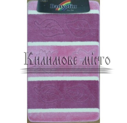 Carpet for bathroom Silver SLV Pink - высокое качество по лучшей цене в Украине.