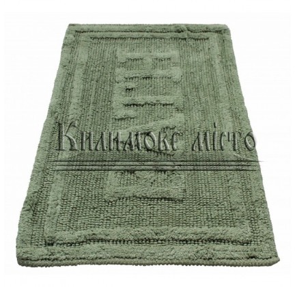 Carpet for bathroom Woven Rug 16304 green - высокое качество по лучшей цене в Украине.