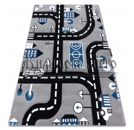 Child  carpet PETIT CITY grey - высокое качество по лучшей цене в Украине.