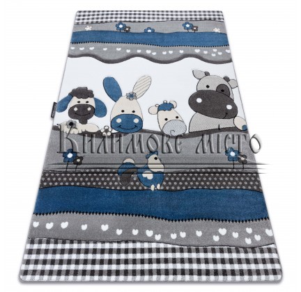 Child  carpet PETIT FARM blue - высокое качество по лучшей цене в Украине.